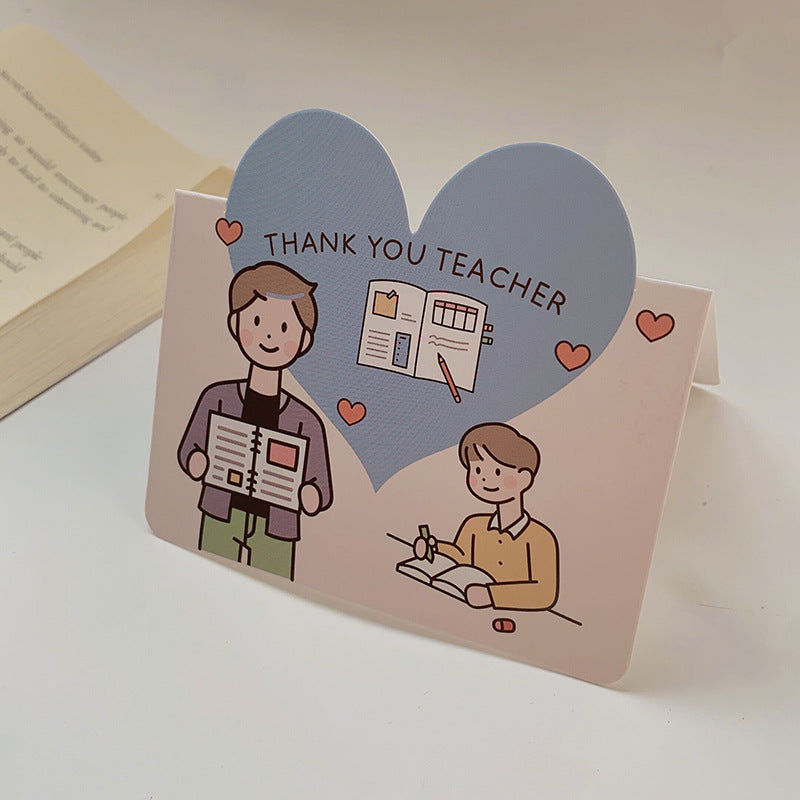 Wholesale of 10pcs/pack Mother's Day, Father's Day, Teacher's Day Creative Paper Greeting Cards